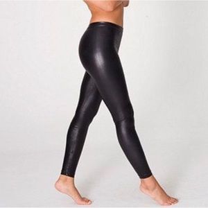 3/$30 American Apparel faux-leather leggings